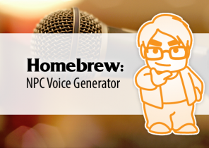 Homebrew: NPC Voice Generator
